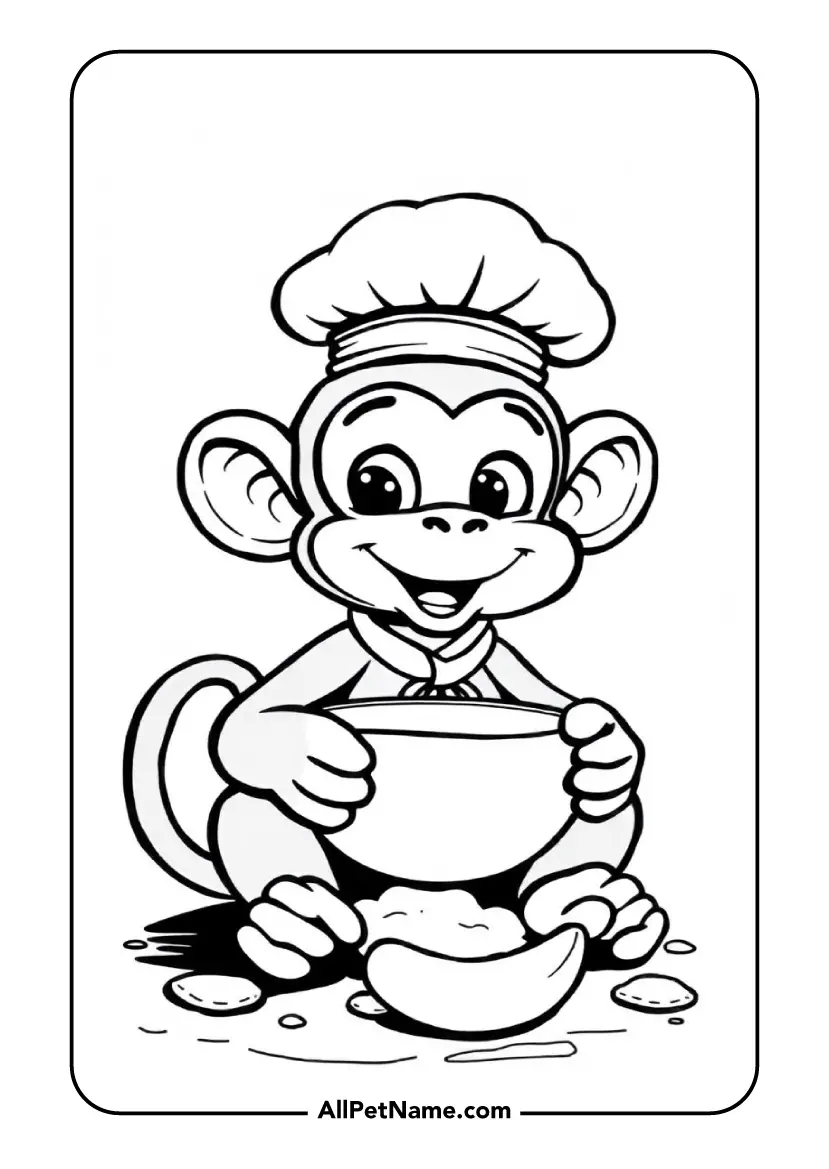 Monkey Baking Fun: Whipping Up Banana Treats