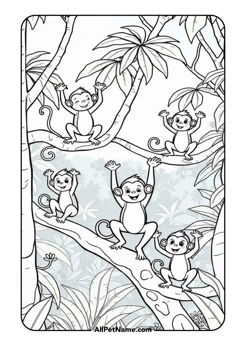 Monkey Yoga Masters: Stretching in the Jungle