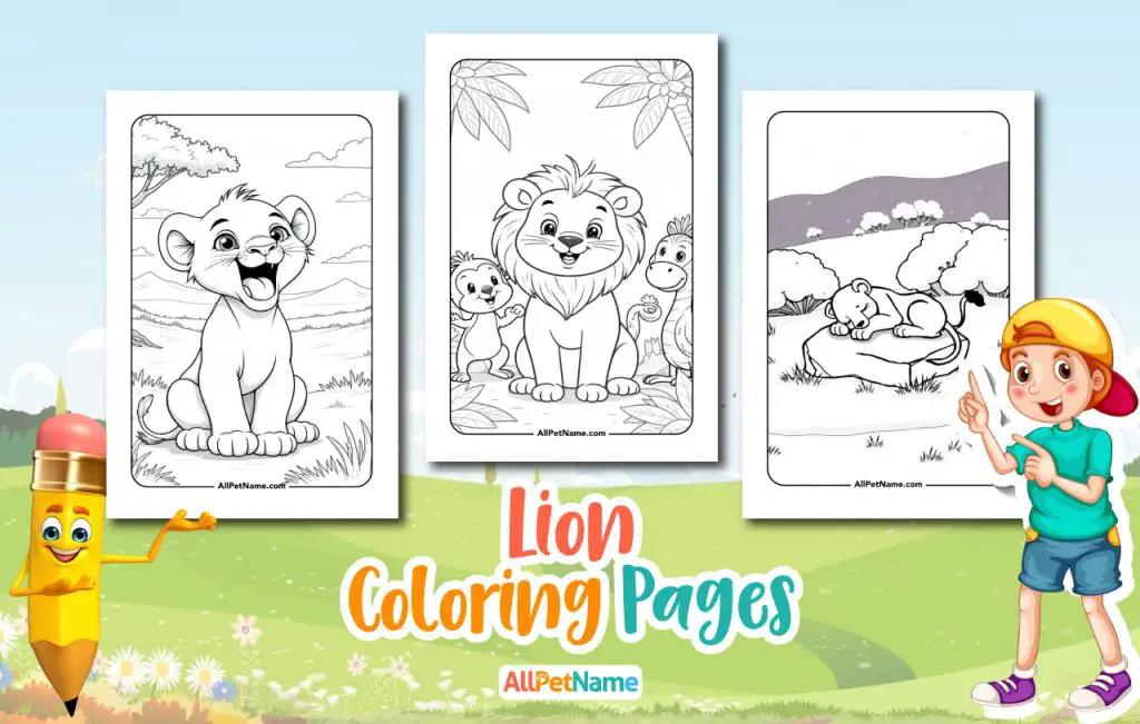 Lion-Coloring-Pages