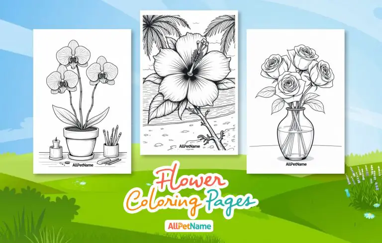 flower-coloring-pages