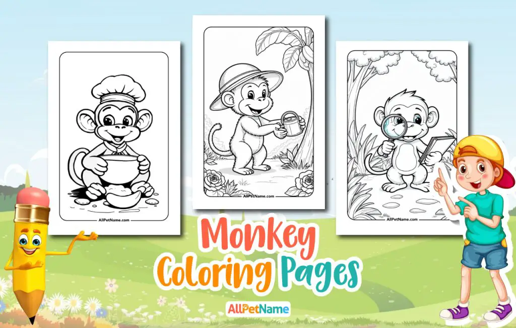 monkey-coloring-pages