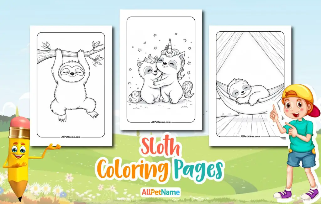 sloth-coloring-pages