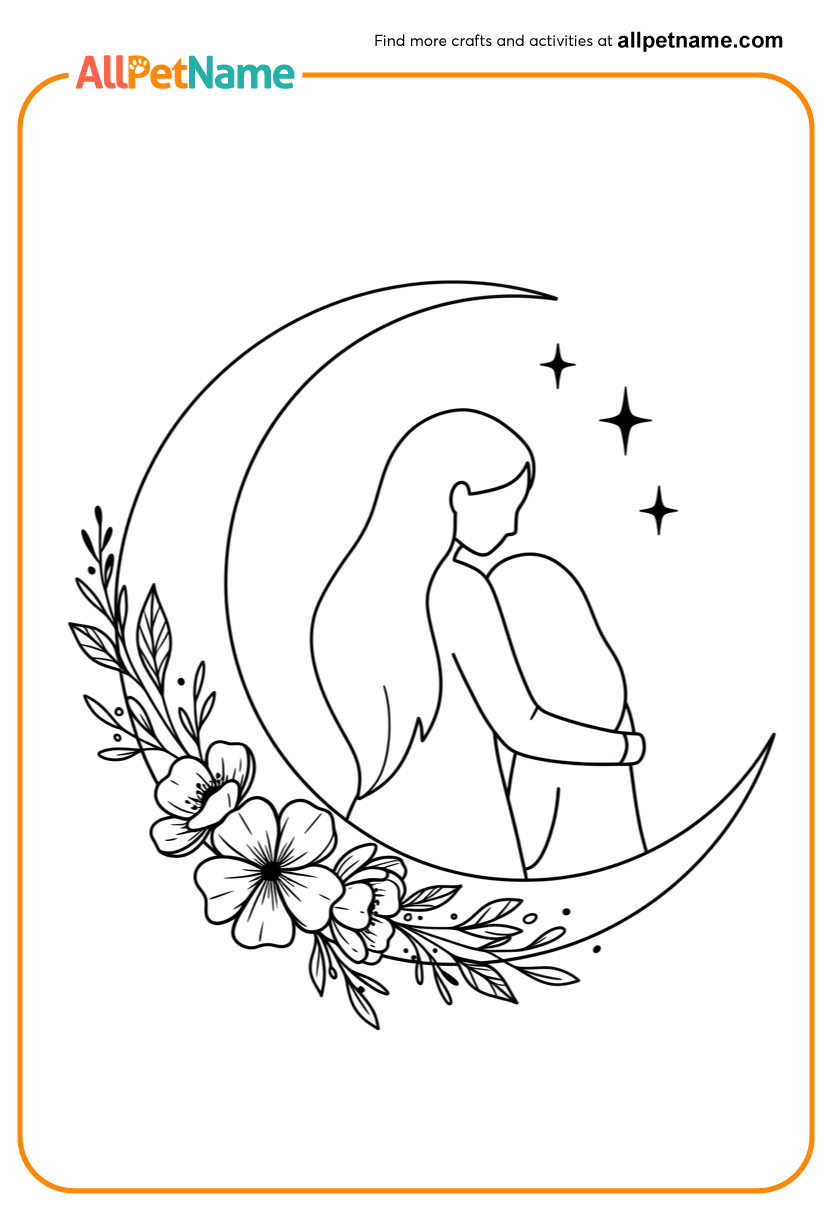 Sweet Daughter Coloring Pages