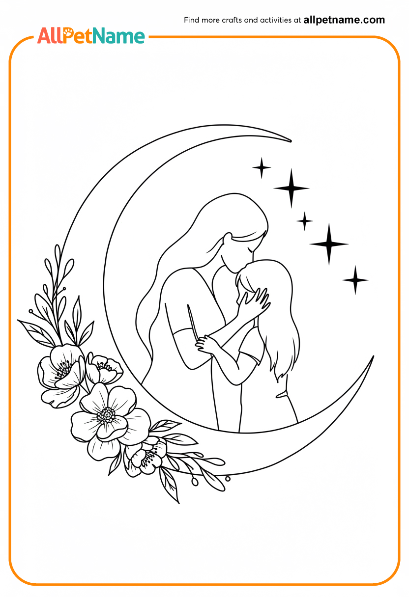 Free Printable Mother's Day Coloring Pages