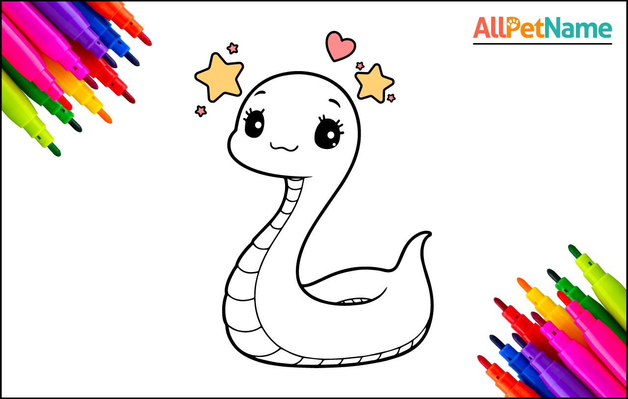snake coloring pages