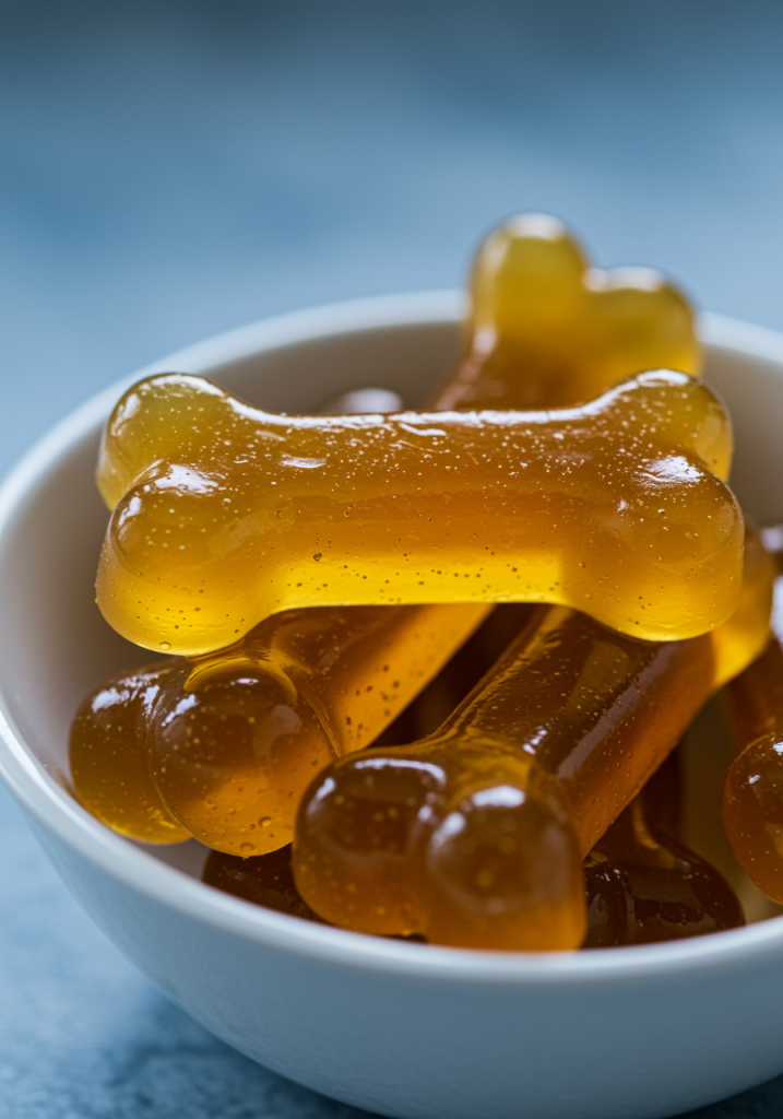 Homemade Calming Chamomile Gelatin Gummy Dog Treats 3 Homemade Calming Chamomile Gelatin Dog Treats