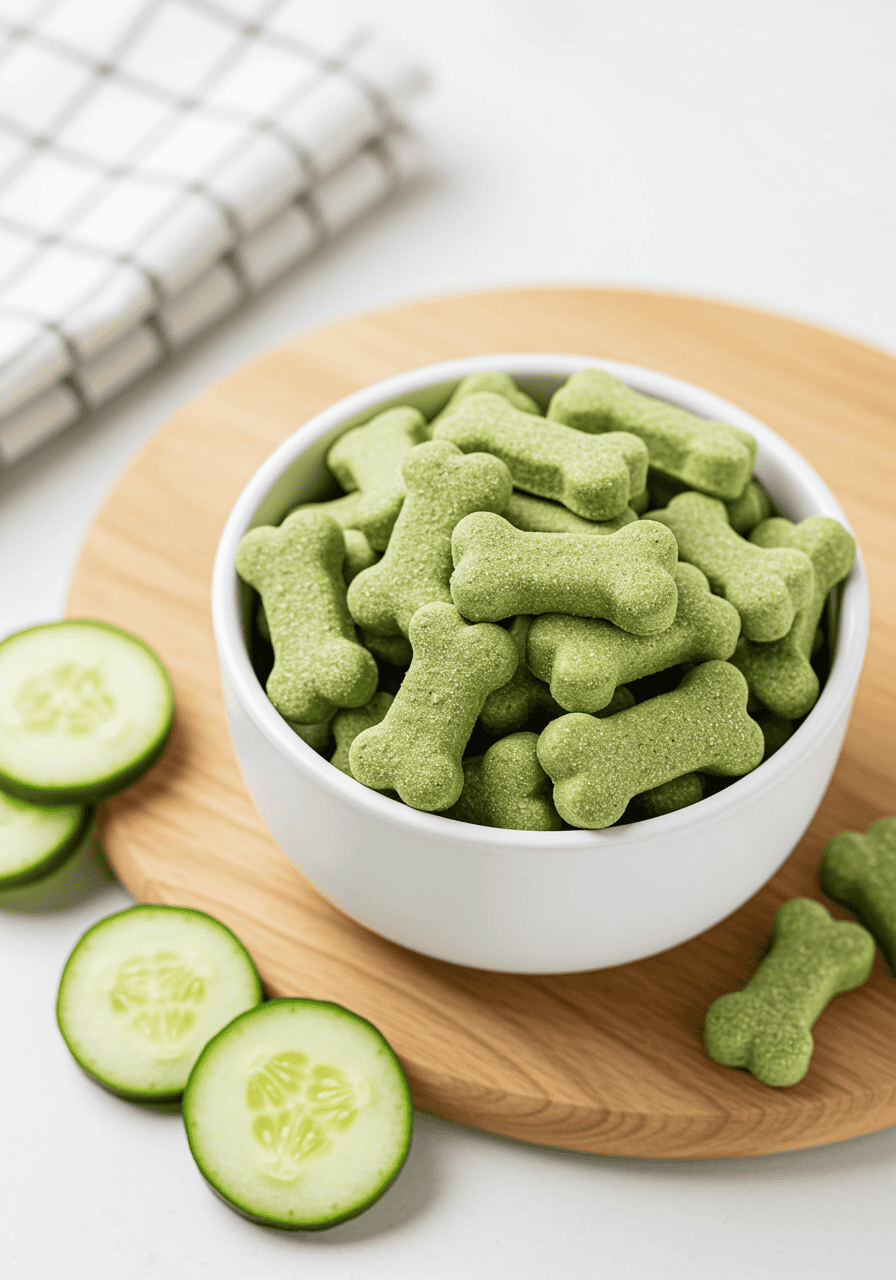 Easy Homemade Cucumber Yogurt Dog Treats Recipe 2 Homemade Cucumber Yogurt Dog Treats Recipe