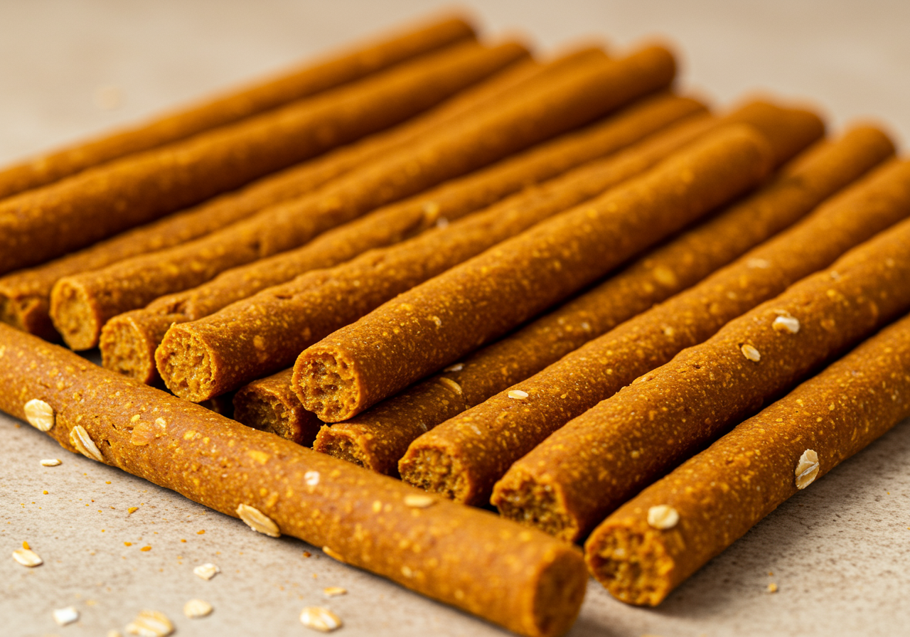 Pumpkin & Oatmeal Dog Snack Sticks