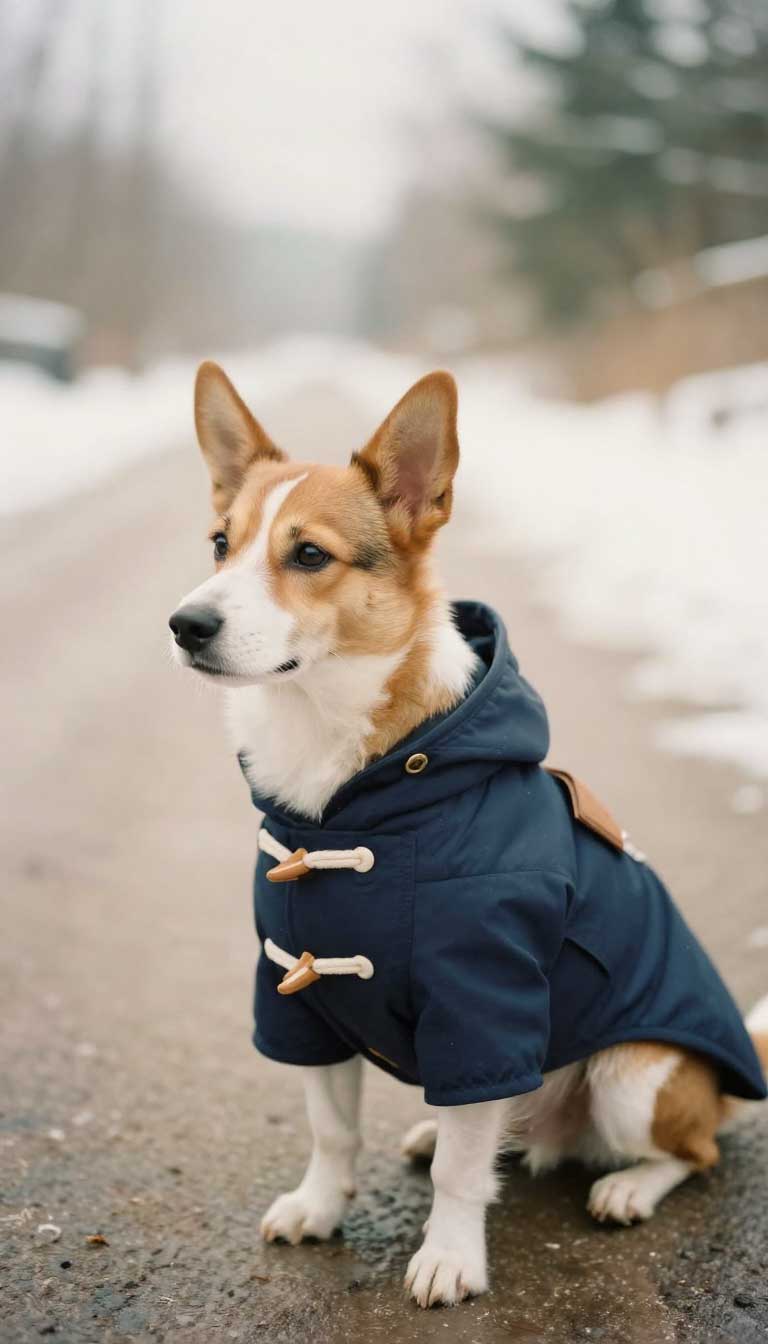 15 Cute Cold-Weather Dog Outfits to Save for Winter 1 The Classic Toggle Duffle Coat