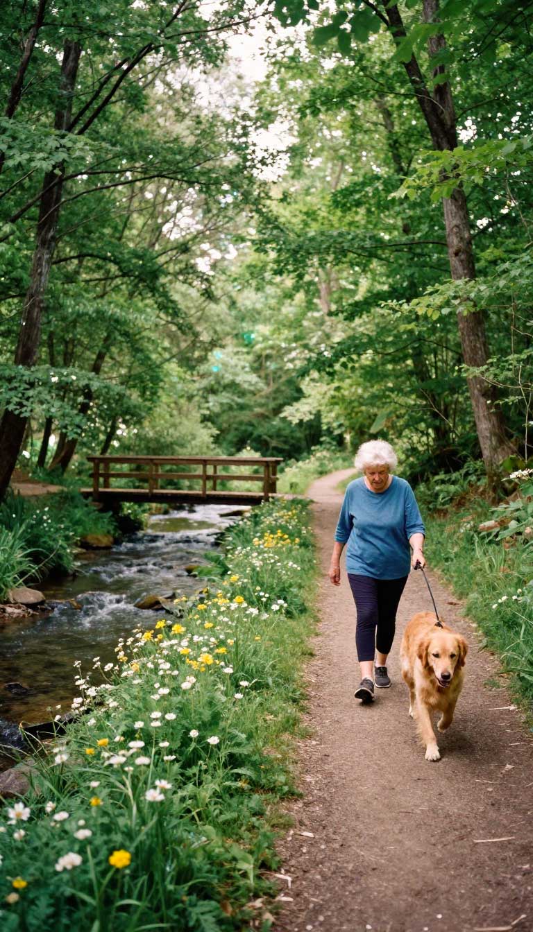 10 Genius Dog Playground Ideas for Happy, Healthy Dogs 5 The Nature Exploration Trail