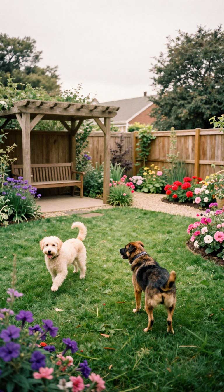 10 Genius Dog Playground Ideas for Happy, Healthy Dogs 7 The Serene Garden Oasis