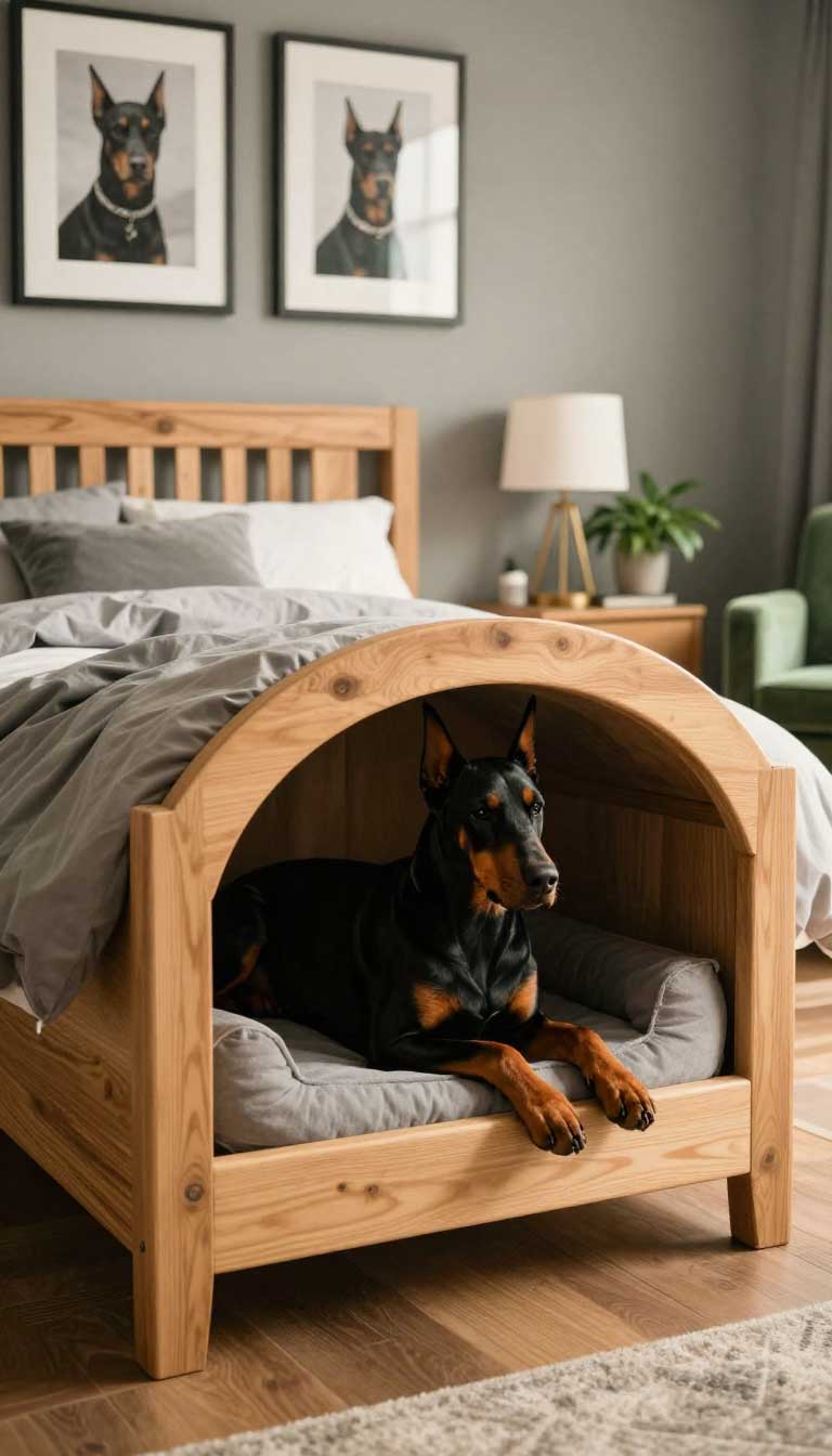 19 Brilliant Bed with Dog Bed Underneath 6 The Arched-Footboard Den