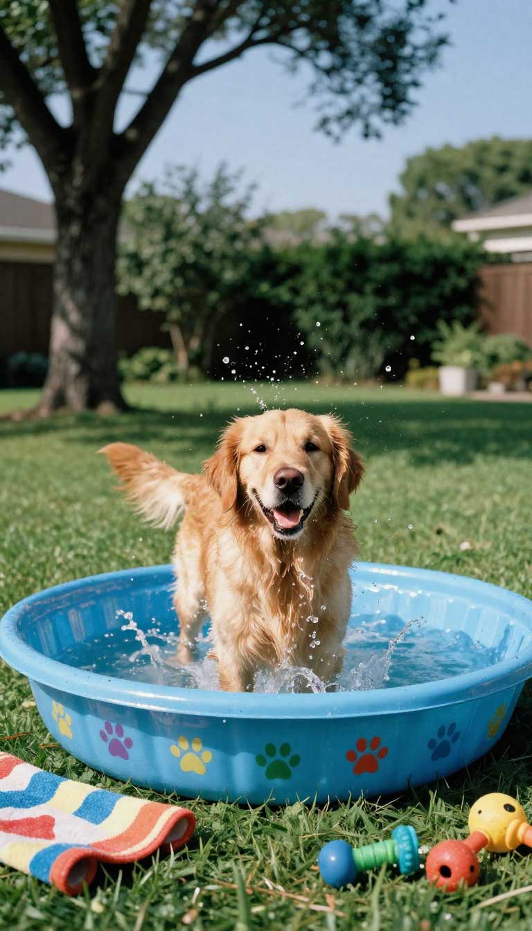 10 Epic Dog Pool Ideas Your Pup Will Go Crazy For 8 The Toy-Filled Splash Pit