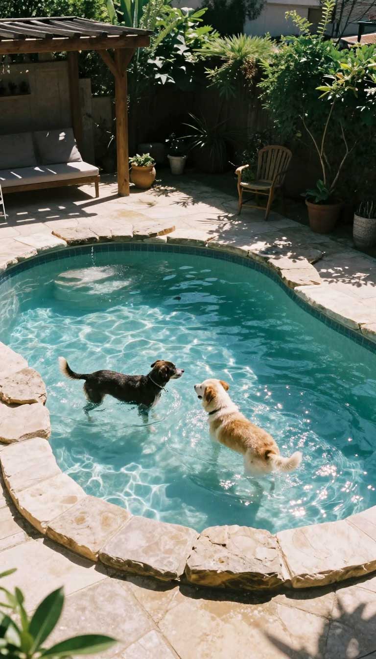 10 Epic Dog Pool Ideas Your Pup Will Go Crazy For 9 The Custom-Built Doggy Lagoon