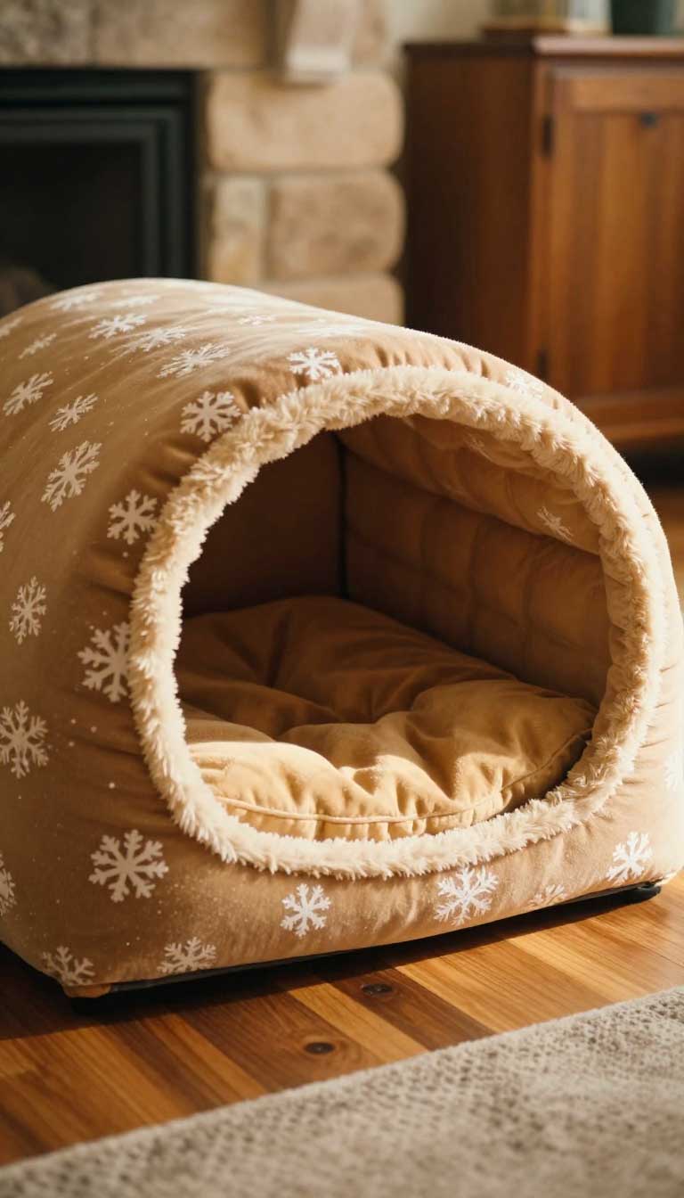 10 Warm & Cozy Winter Dog Beds Perfect for Cold Nights 1 The Snug Cave or Tunnel Bed