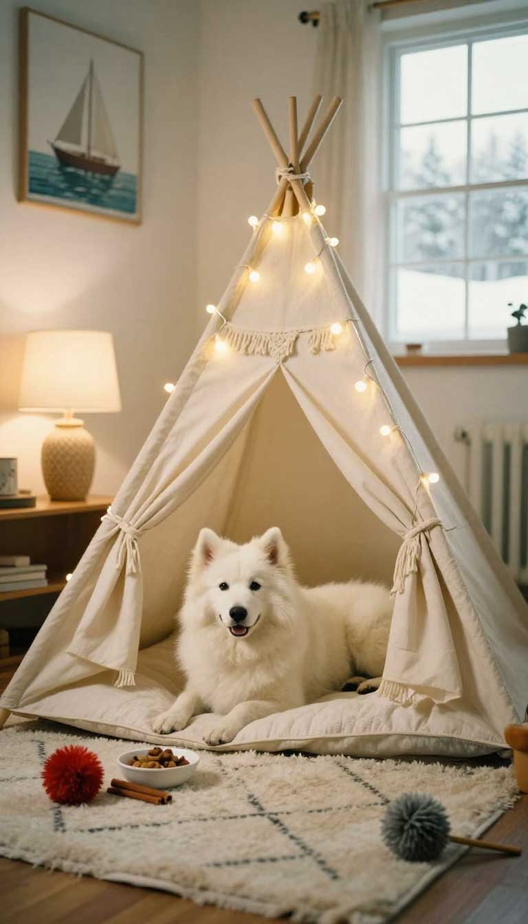 10 Warm & Cozy Winter Dog Beds Perfect for Cold Nights 7 The Teepee Tent Retreat