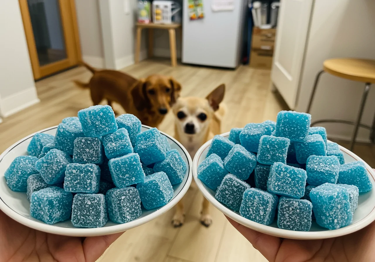 blueberry and coconut gummies for dogs