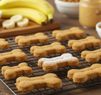air fryer banana dog treats