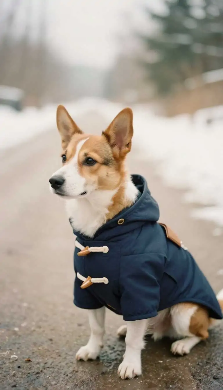 15 Cute Cold-Weather Dog Outfits to Save for Winter 1 The Classic Toggle Duffle Coat