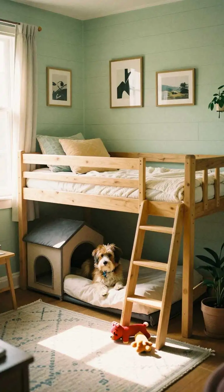 The Loft Bed Doghouse